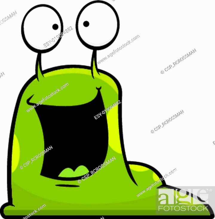 Cartoon Slug Happy, Stock Vector, Vector And Low Budget Royalty Free Image.  Pic. ESY-019094882 | agefotostock