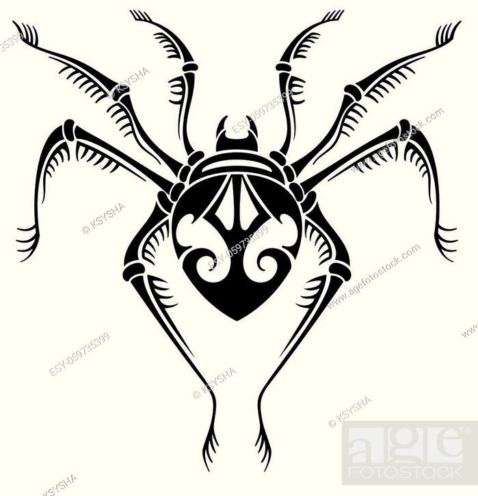 Tribal Spider Temporary Tattoo – Temporary Tattoos