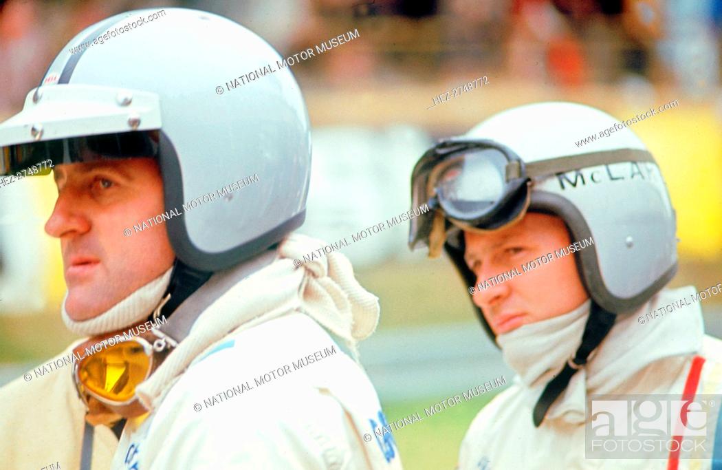 Stock Photo: Denny Hulme and Bruce McLaren. Creator: Unknown.