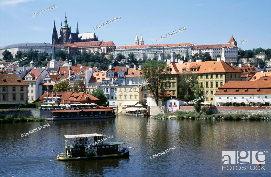 Stock Photo: Prague is the capital and largest city of the Czech Republic. It has over one thousand years of political historic and cultural history at its heart and it is a.