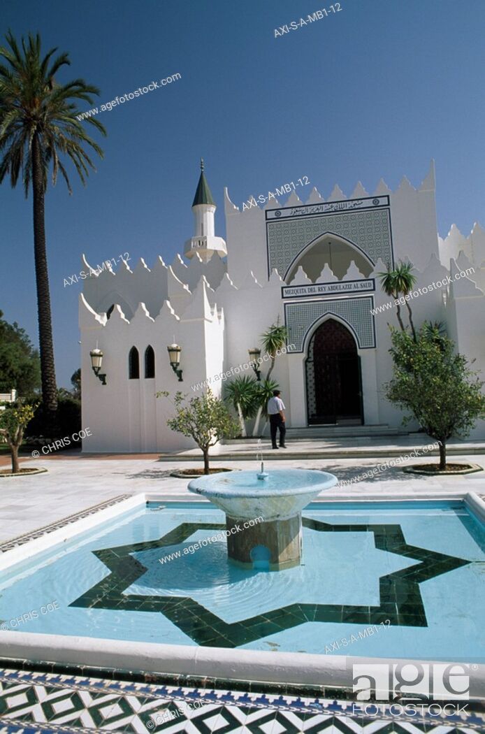 Stock Photo: Mosque del Rey Abdulaziz- Marbella, Andalucia, Spain.