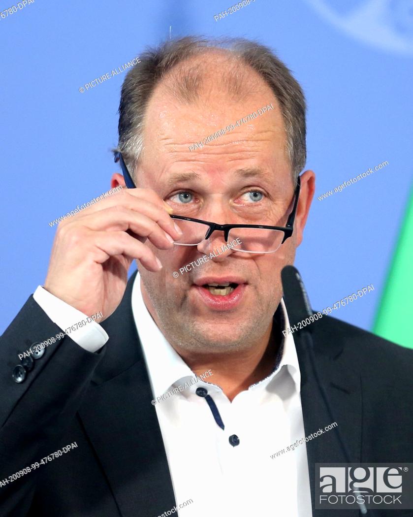 Stock Photo: 08 September 2020, North Rhine-Westphalia, Duesseldorf: The North Rhine-Westphalian Minister for Family Affairs, Joachim Stamp (FDP).