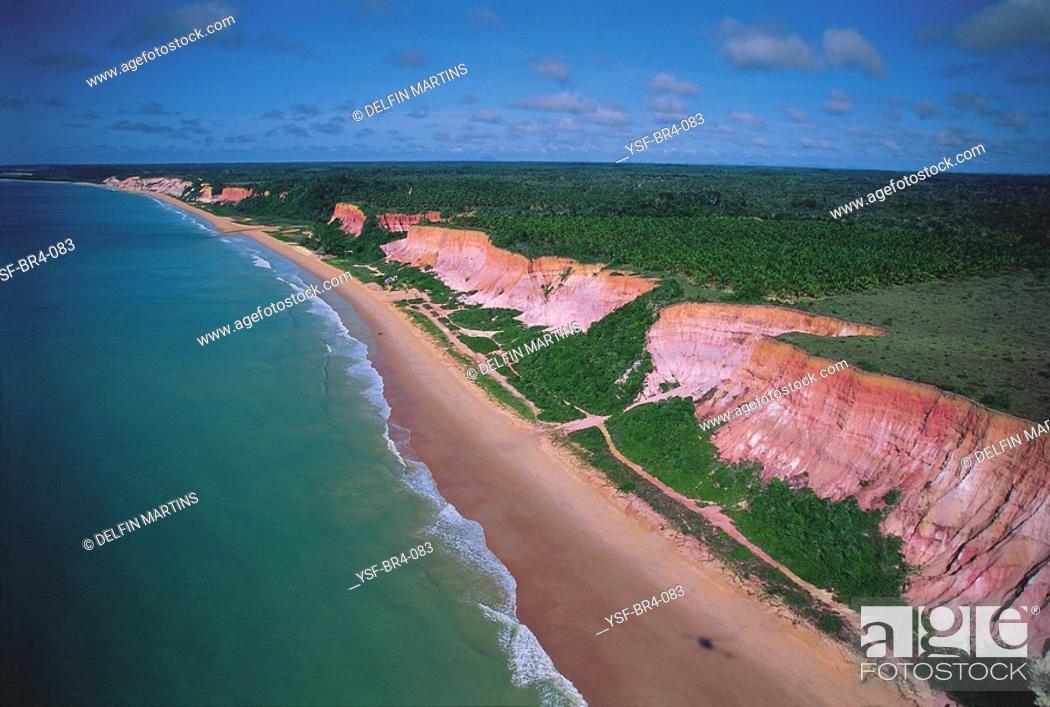 Stock Photo: Coast, Porto Seguro, Bahia, Brazil.