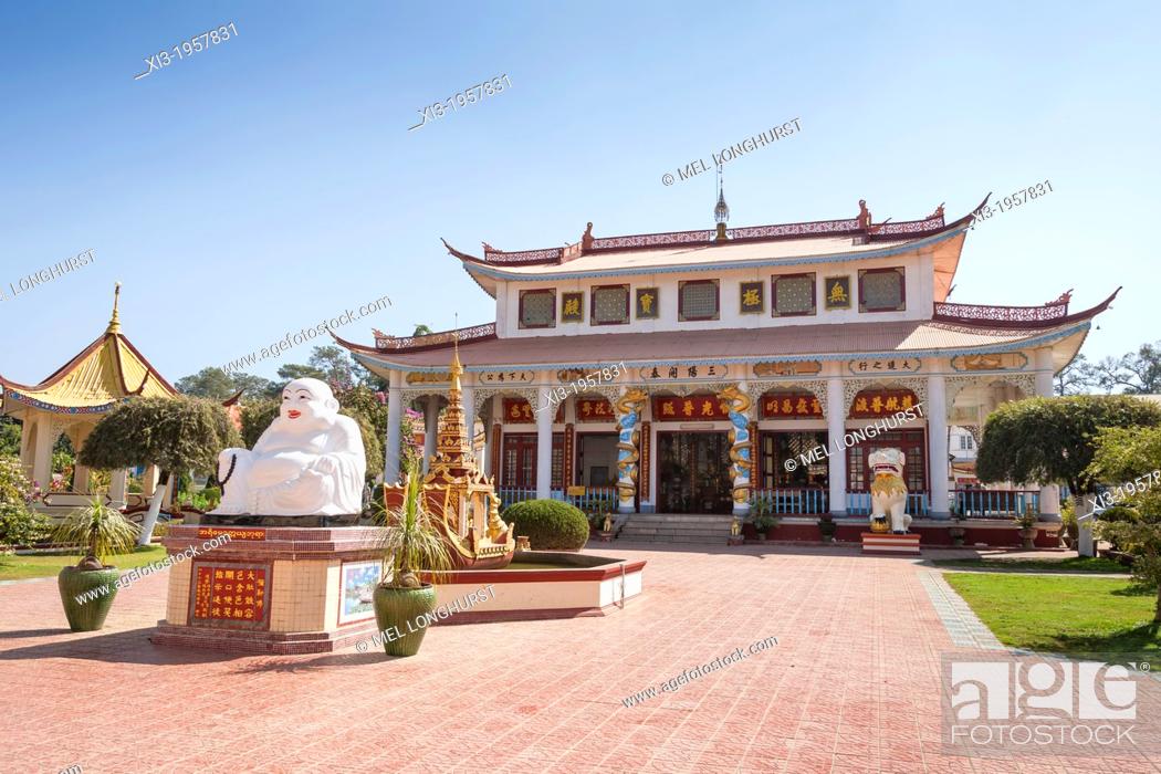 Stock Photo: Chinese Temple, Pyin Oo Lwin, also known as Pyin U Lwin and Maymyo, near Mandalay, Myanmar, (Burma).