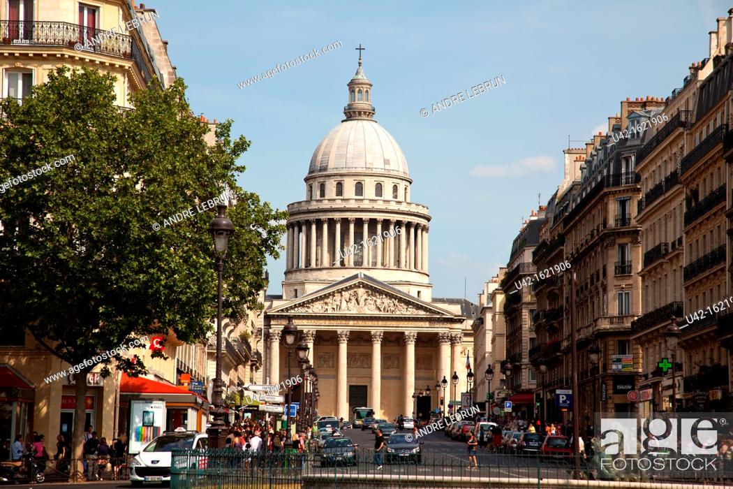 Stock Photo: The Pantheon in Paris, France.
