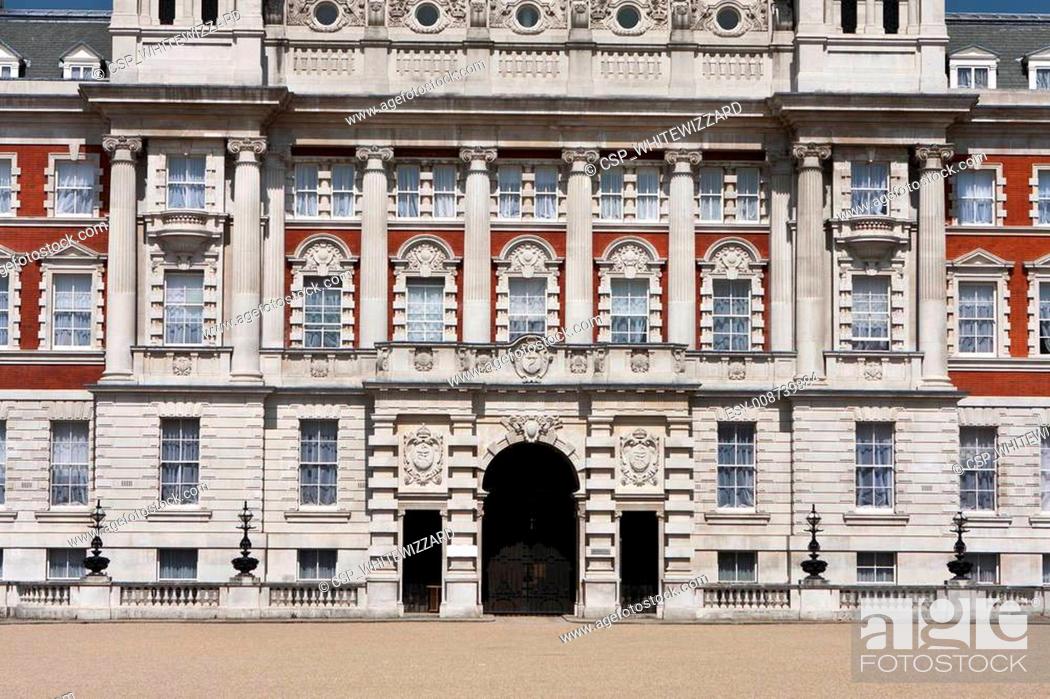 Stock Photo: The Old Admiralty in Horse Guards Parade, London, United kingdom - Detail.