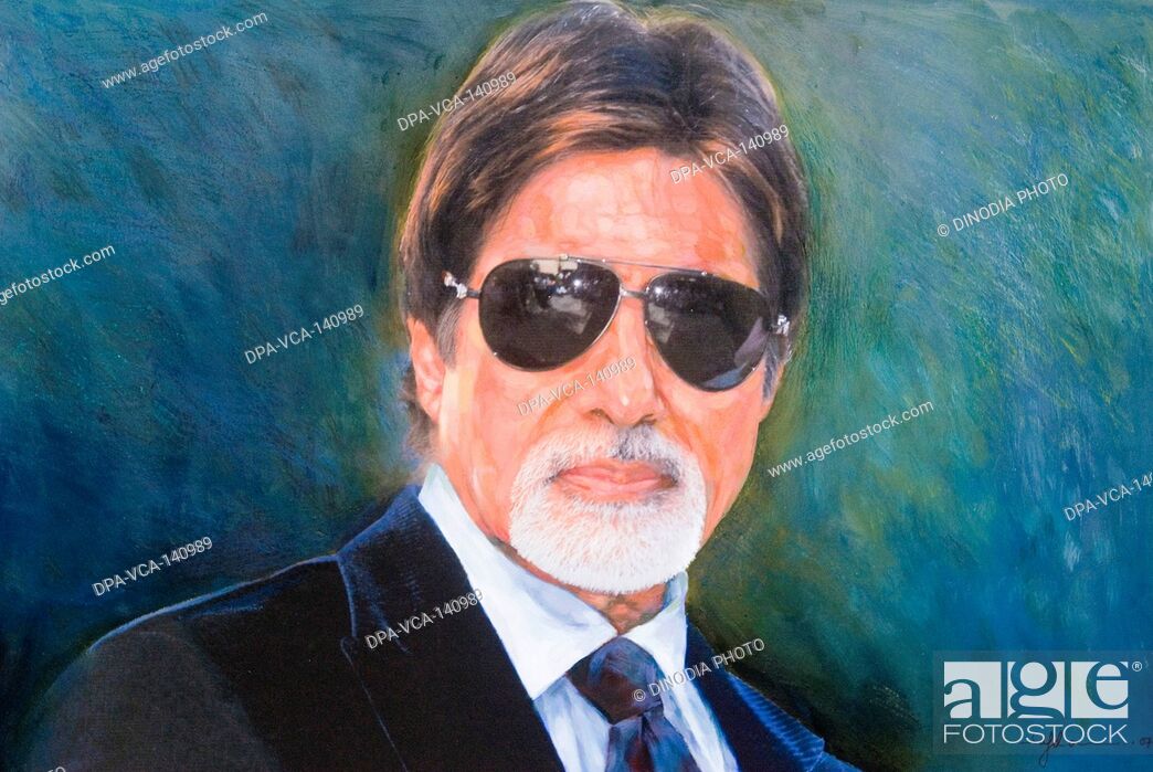 Imagen: Bollywood film superstar Amitabh Bachchan by pradeep Chandra & Safdar Shamee.
