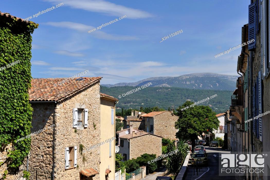 Stock Photo: Saint-Cezaire-sur-Siagne, Alpes-Maritimes department, Provence-Alpes-Cote d'Azur region, southeast of France, Europe.