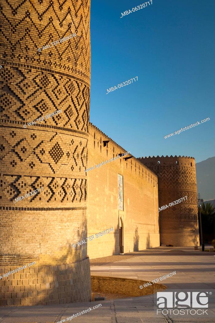 Photo de stock: Iran, Central Iran, Shiraz, Arg-e Karim Khan Citadel, fortress.