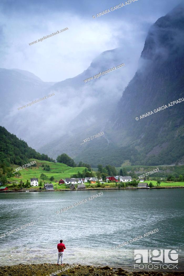Stock Photo: Hardanger fjord, Norway.
