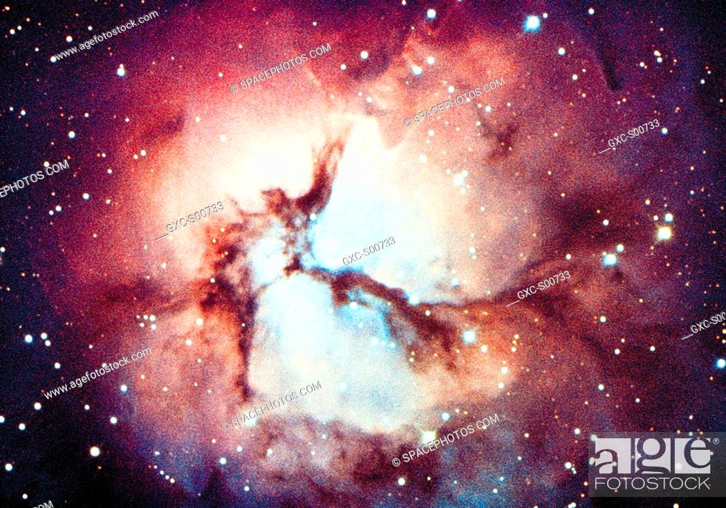 Stock Photo: Trifid nebula.
