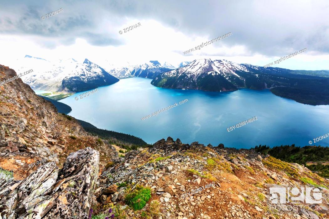 Stock Photo: Garibaldi lake.