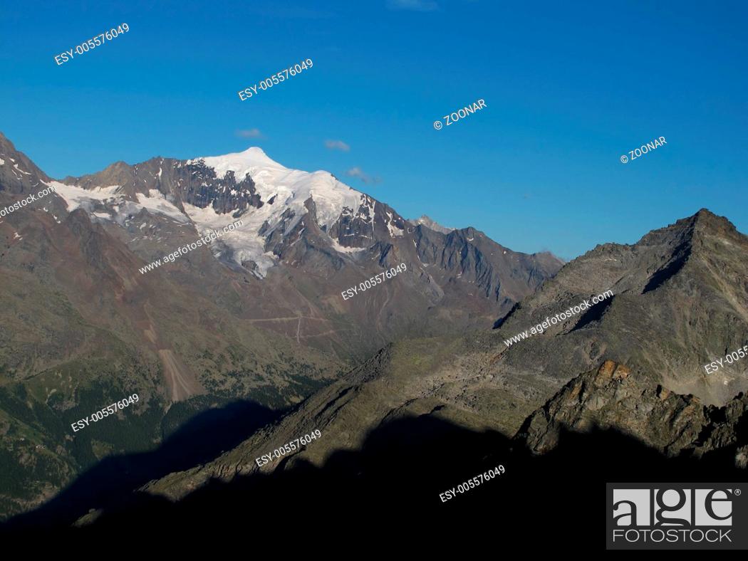 Stock Photo: Piz D`Andolla In The Evening.