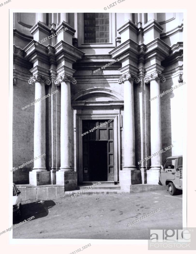 Stock Photo: Lazio Viterbo Tarquinia Chiesa del Suffragio, this is my Italy, the italian country of visual history, Baroque church consecrated in 1761.