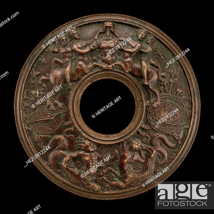 Stock Photo: A Frieze of Centaurs and Tritons. Creator: Master IO.FF.