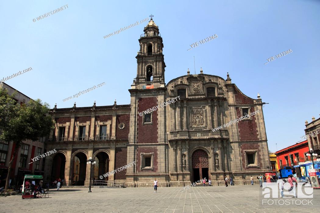 Church of Santo Domingo, Plaza de Santo Domingo, Historic Center, Mexico  City, Mexico, Stock Photo, Picture And Rights Managed Image. Pic.  Y2E-1612365 | agefotostock