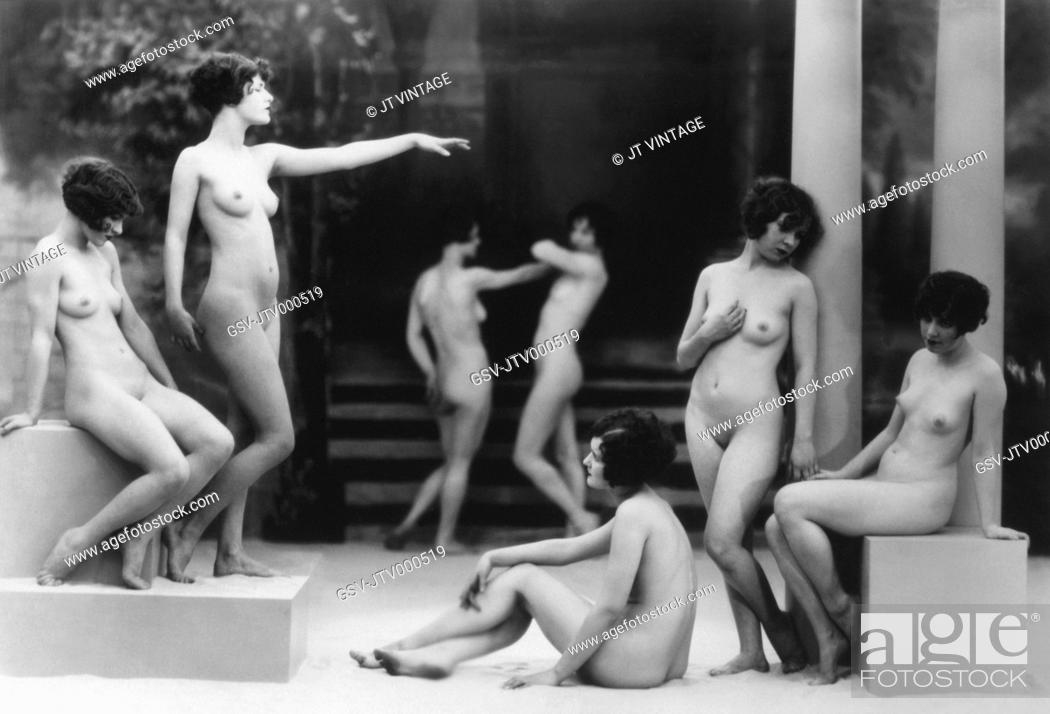 Historic, Horizontal, Nude, People, Performance, Performer, Photography, Po...