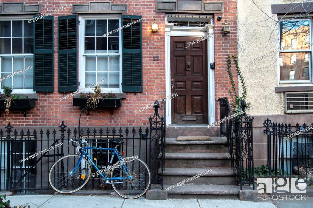 Imagen: Houses in Greenwich Village, Manhattan, New York City.