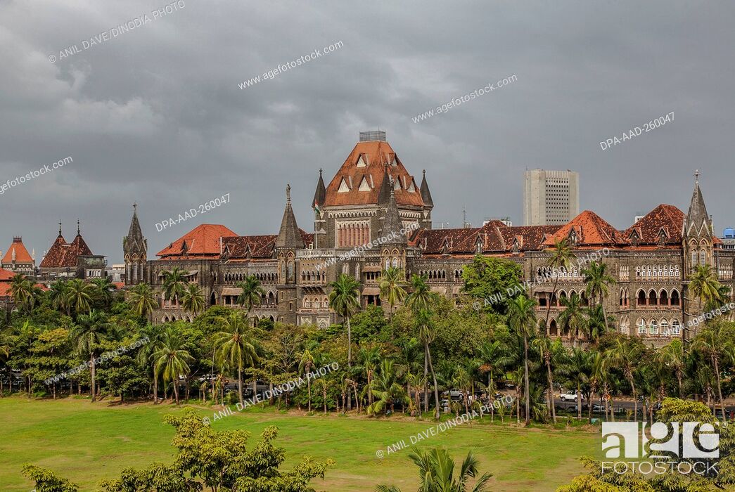 Stock Photo: Bombay High Court, Mumbai, Maharashtra, India, Asia.
