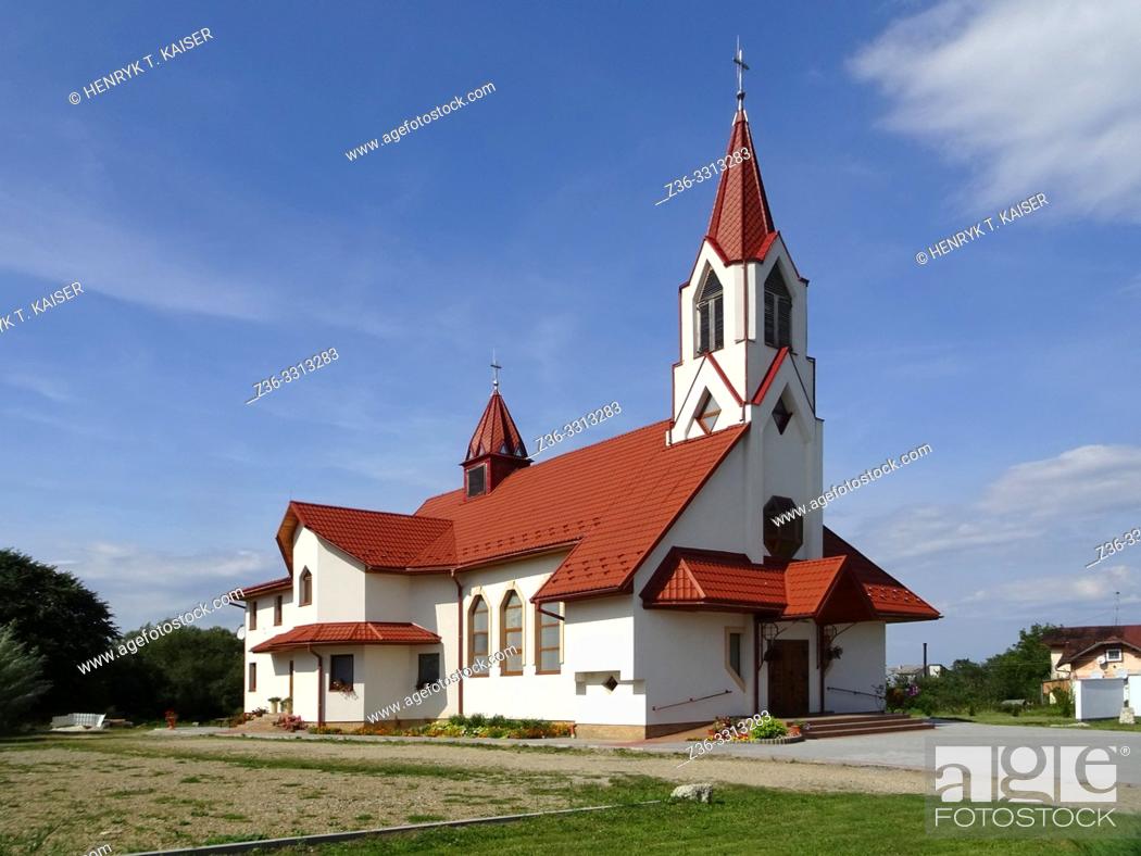 Stock Photo: Church in Borislav, Ukraine.