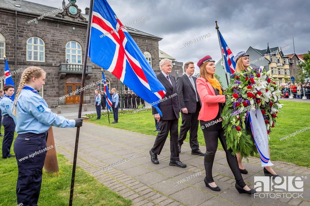 Traditional Celebrations on Independence Day- June 17th, Reykjavik, Iceland, Stock Photo, Picture And Rights Managed Image. Pic. YW8-2171992 | agefotostock
