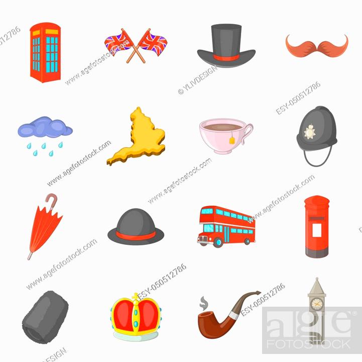 United kingdom travel icons set. Cartoon illustration of 16 United Kingdom  travel icons for web, Stock Photo, Picture And Low Budget Royalty Free  Image. Pic. ESY-050512786 | agefotostock