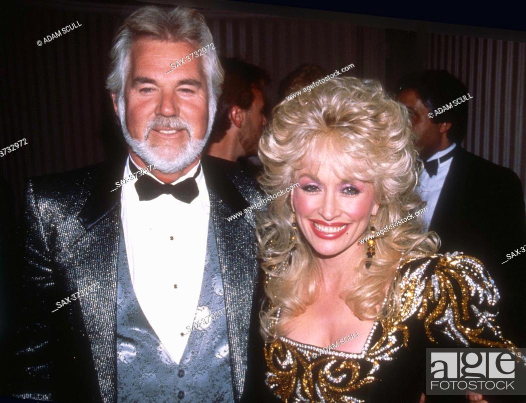 Stock Photo: Kenny Rogers Dolly Parton in 1988.Photo By Adam Scull/PHOTOlink.net..