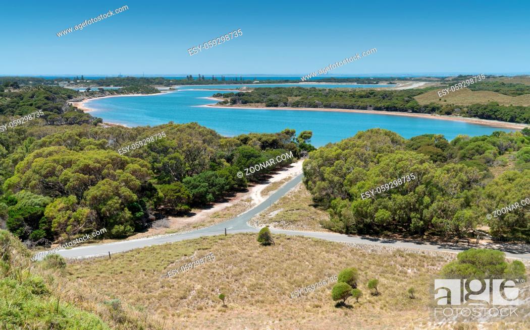 Stock Photo: Landscape of Rottnest Island, Western Australia.