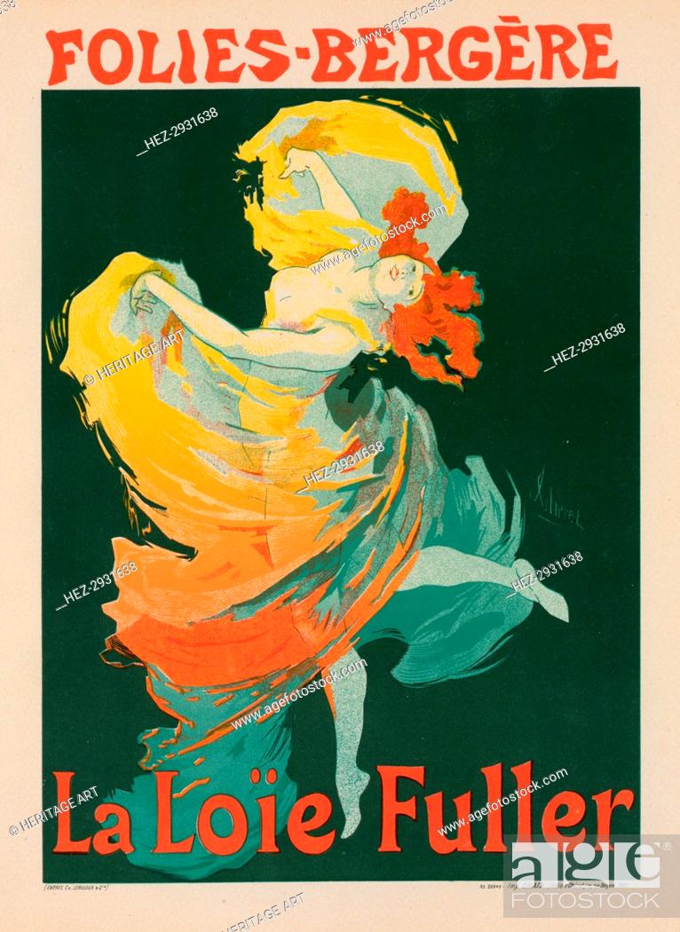 Imagen: Affiche pour les Folies-Bergère, la Loïe Fuller., c1897. Creator: Jules Cheret.