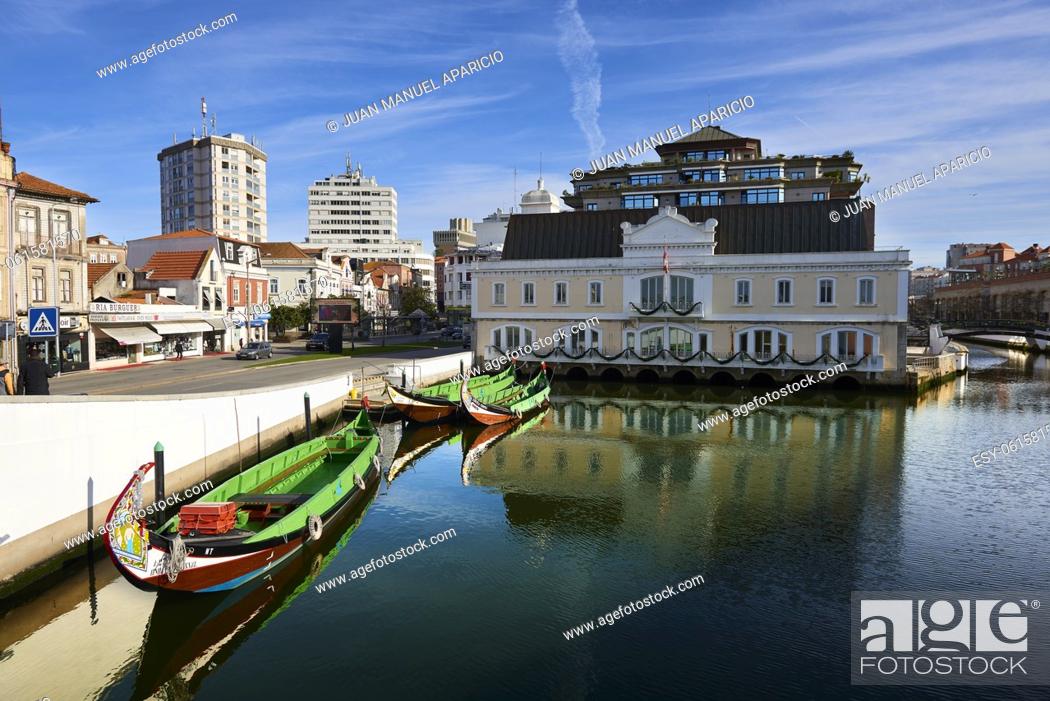 Stock Photo: Captaincy Building of Aveiro's Port, Aveiro, Portugal, Europe.