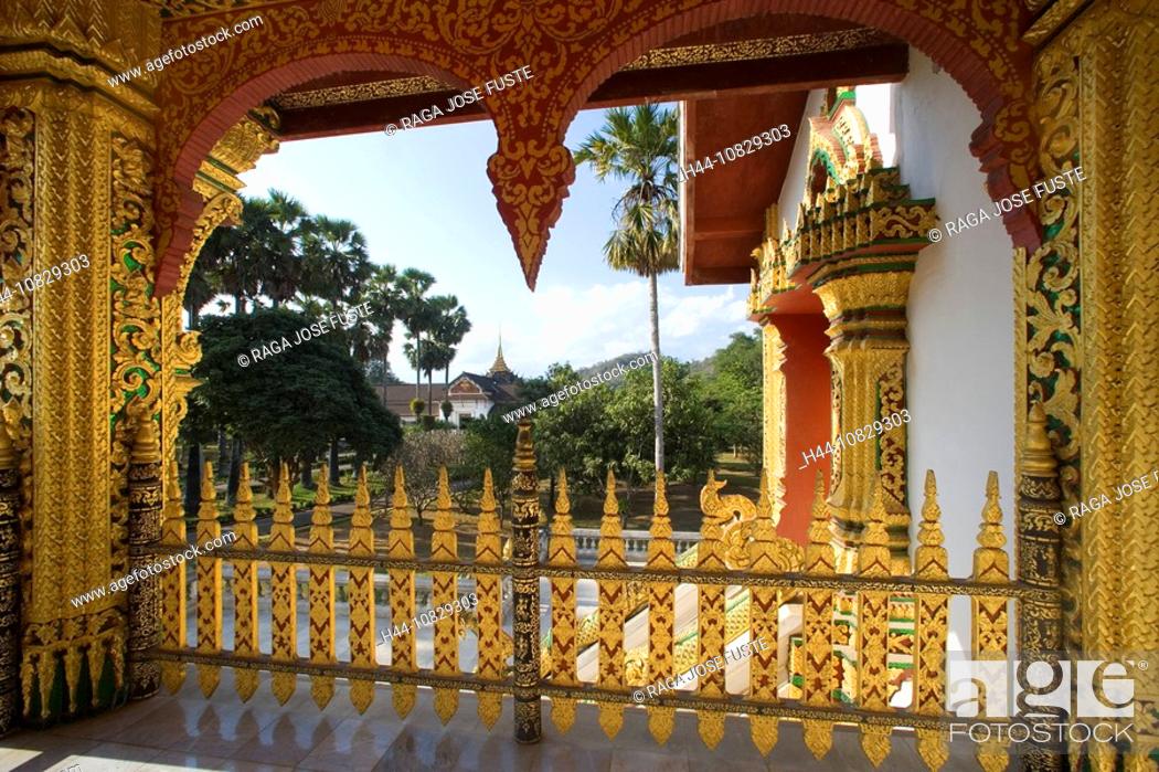 Stock Photo: Laos, Asia, Luang Prabang town, city, UNESCO, world cultural heritage, King town, cultural site, King palace, Ho Kham,.