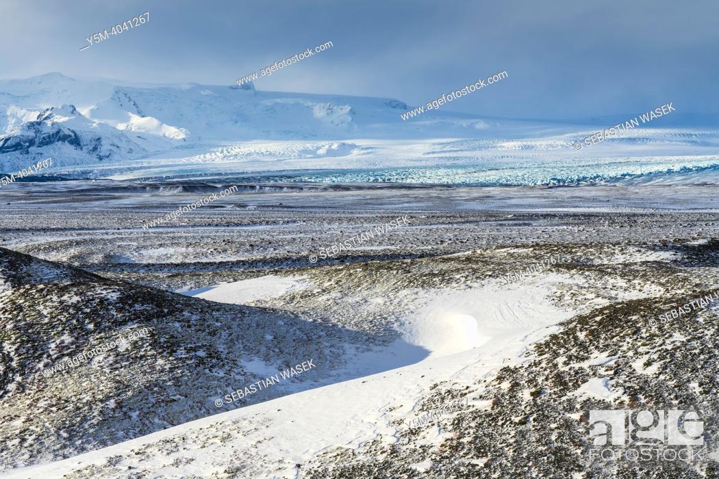 Stock Photo: Jokulsarlon Glacier, Eastern Region, Iceland, Europe.
