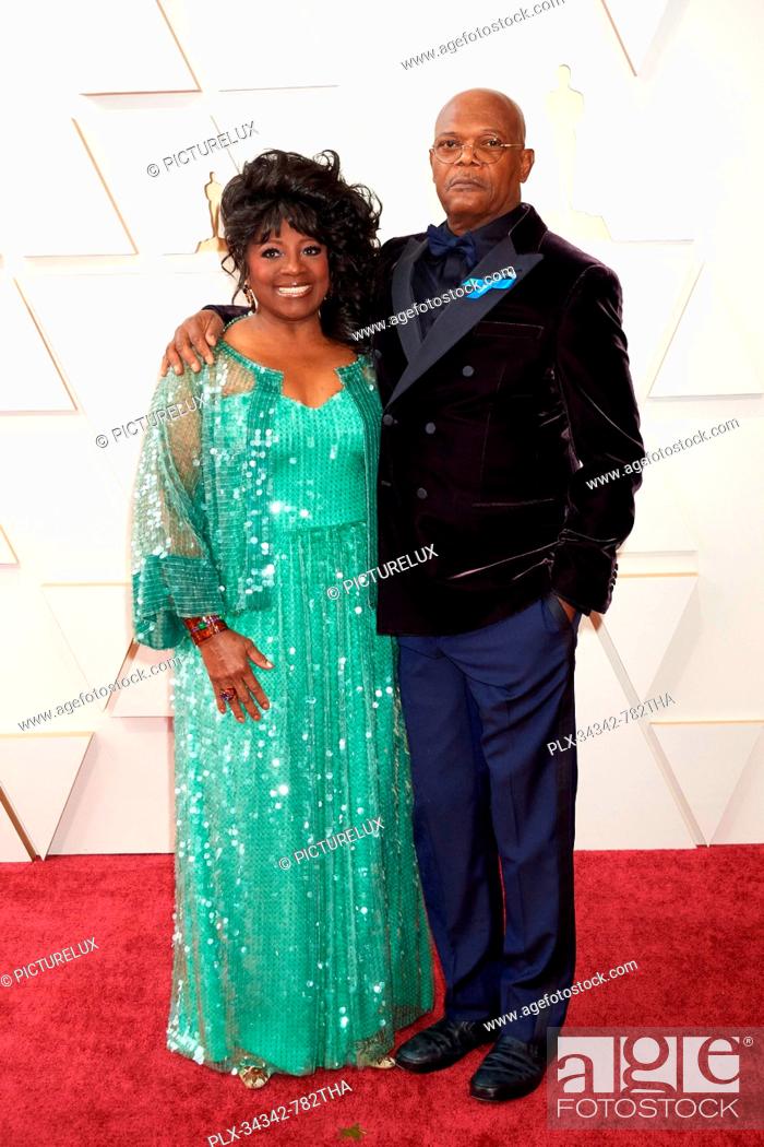 Stock Photo: LaTanya Richardson Jackson and Samuel Jackson arrive on the red carpet of the 94th Oscars® at the Dolby Theatre at Ovation Hollywood in Los Angeles, CA.