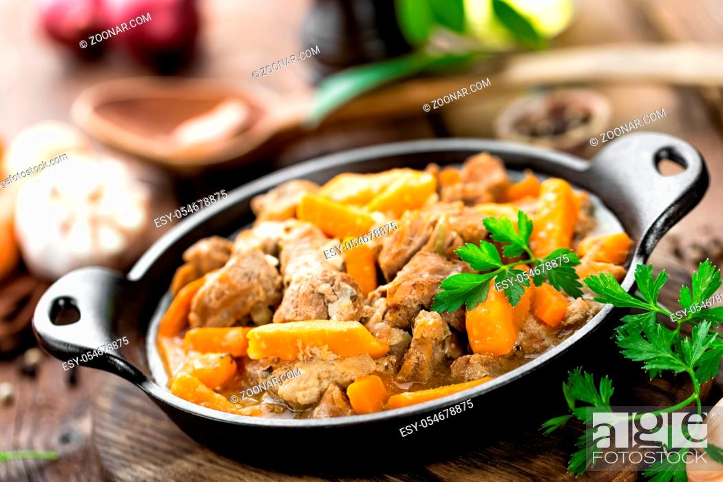 Stock Photo: meat stew.