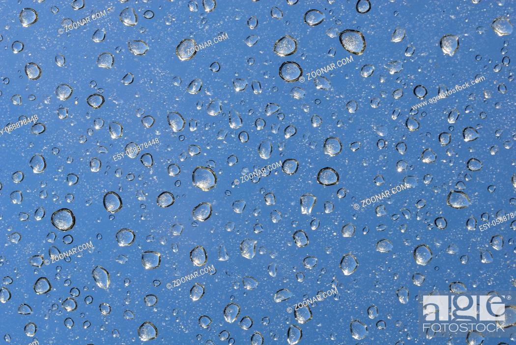 Stock Photo: Water, Rain, Weather, Window, Wet, Waterdrop, Raindrop, Bead, Driblet, Precipitate, Storminess, Gewitter, Niederschlag, Naß, Regen