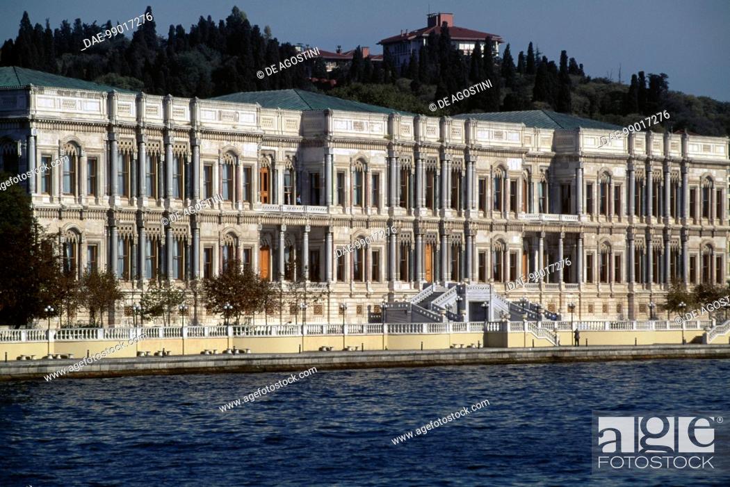 Stock Photo: Ciragan Palace, 1863-1872, Istanbul, Turkey, 19th century.