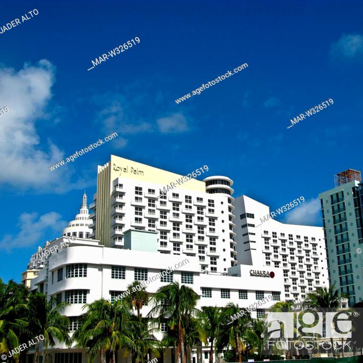 royal palm hotel, miami beach, florida, usa, Stock Photo, Picture And  Rights Managed Image. Pic. MAR-W326519 | agefotostock
