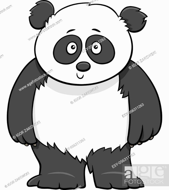 Cartoon illustration of cute baby panda bear comic animal character, Stock  Vector, Vector And Low Budget Royalty Free Image. Pic. ESY-056311263 |  agefotostock