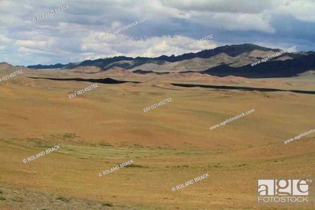 Stock Photo: Landschaften in der Mongolei.