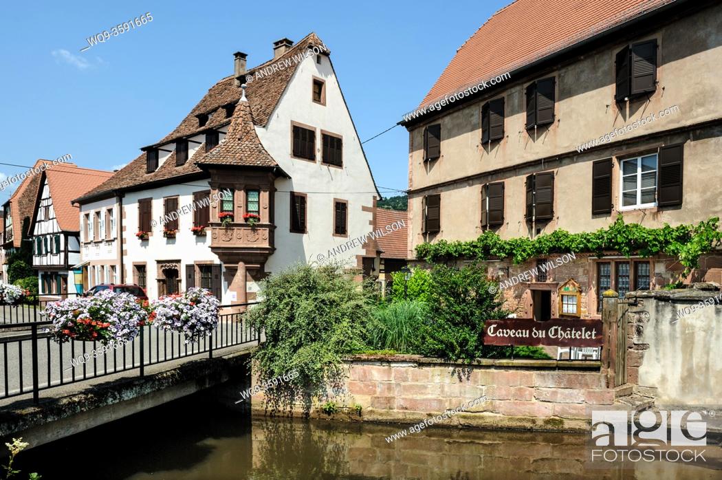 Stock Photo: The small town of Wissembourg, Alsace, France.