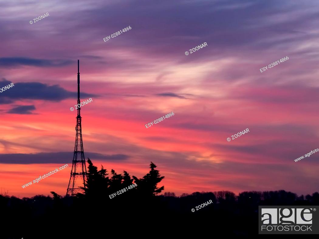 Stock Photo: Crystal Palace transmitting station.