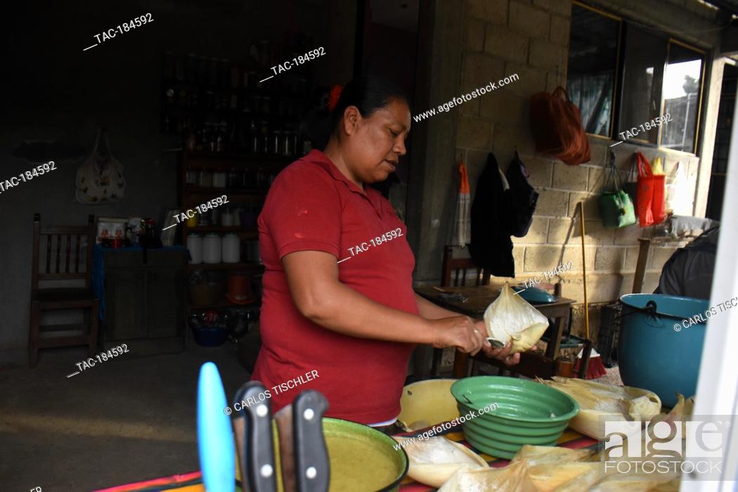 Imagen: TEPOZTLAN, MEXICO - JANUARY 16: The Housewife Isabel prepares 'Tamales' traditional Mexican food who are cooked in this season to celebrate the candlemas day.