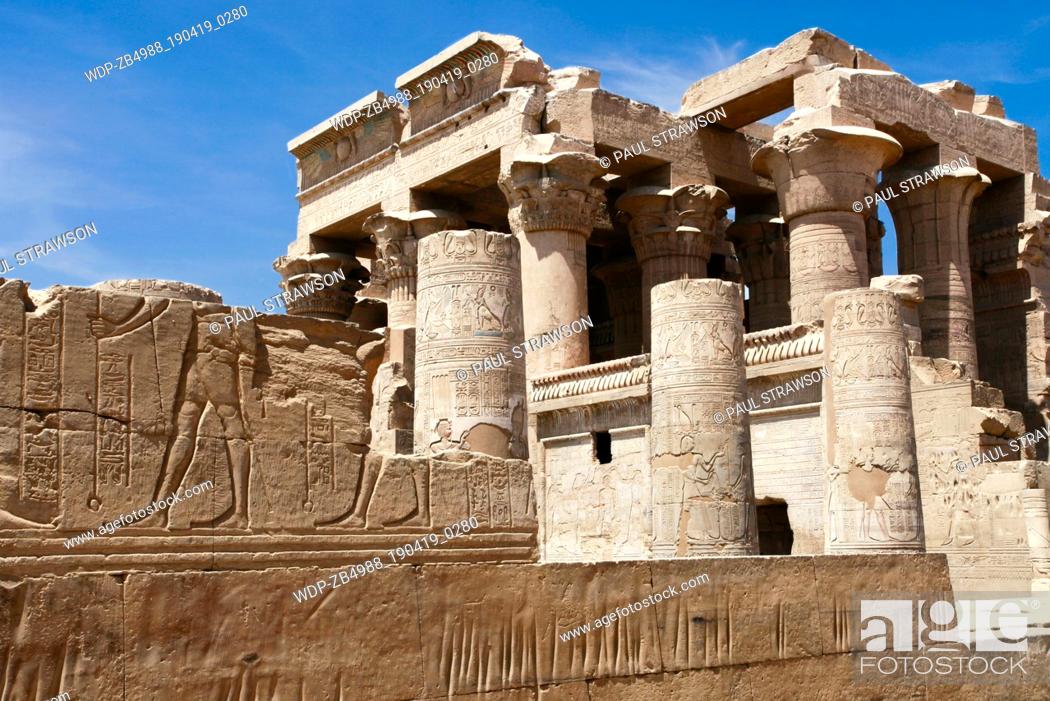 Stock Photo: Temple of Haroeris and Sobek.