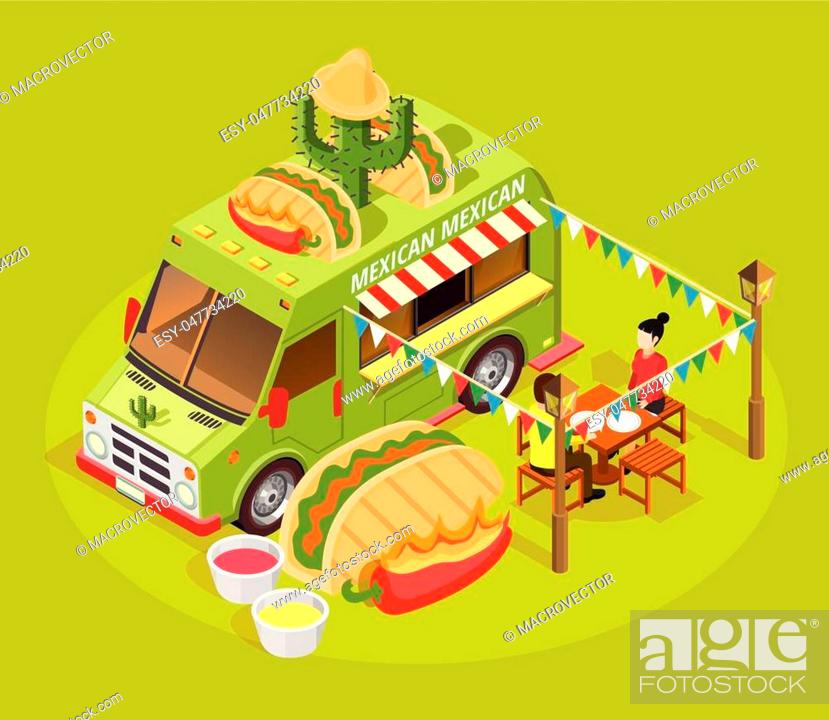 Choose Your Size Tacos DECAL Cactus Mexican Concession Food Truck Sticker 