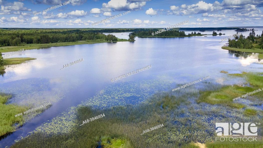Photo de stock: View of Lake Sottern at Svennevad, Hallsberg Municipality, Örebro County.