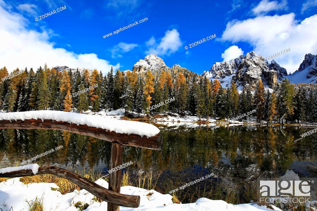 Stock Photo: Lago Antorno.