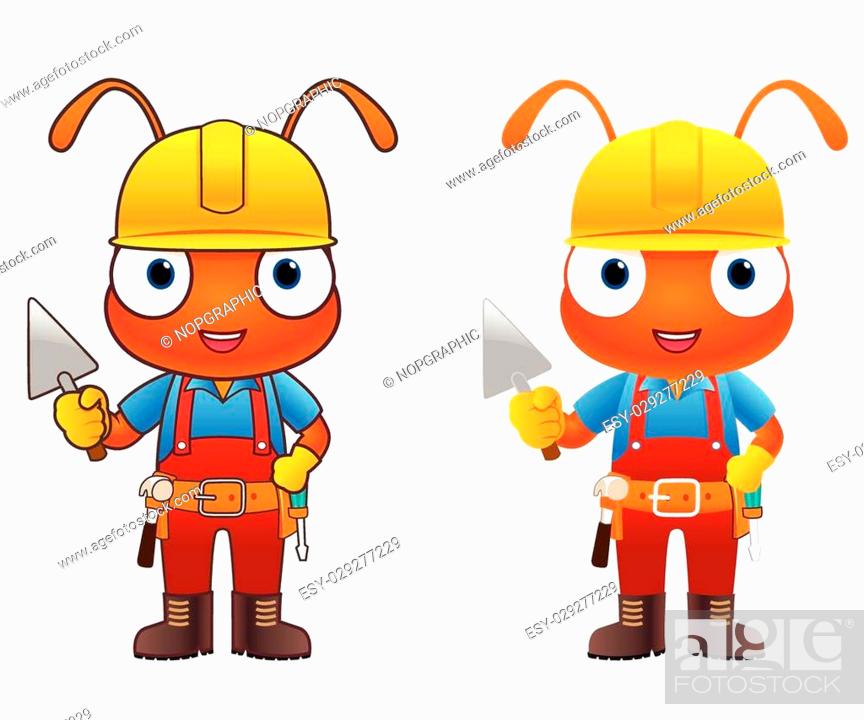 Ant Engineer cartoon character, Stock Vector, Vector And Low Budget Royalty  Free Image. Pic. ESY-029277229 | agefotostock