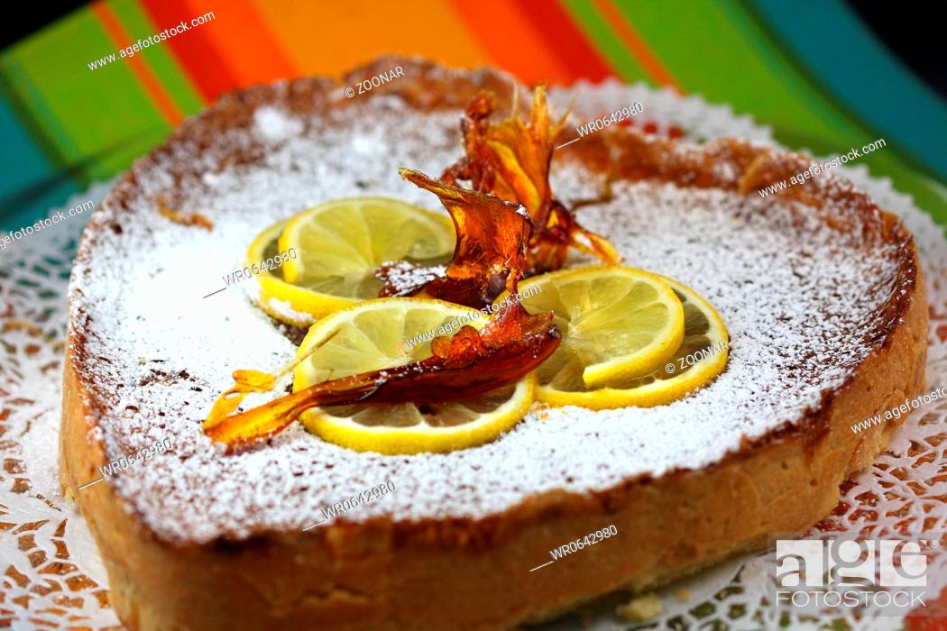Lizchen&amp;#39;s Tarte au Citron, Stock Photo, Picture And Royalty Free Image ...