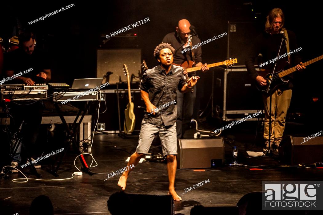 Stock Photo: Typhoon at So what's next festival in Muziekgebouw Eindhoven, the Netherlands.