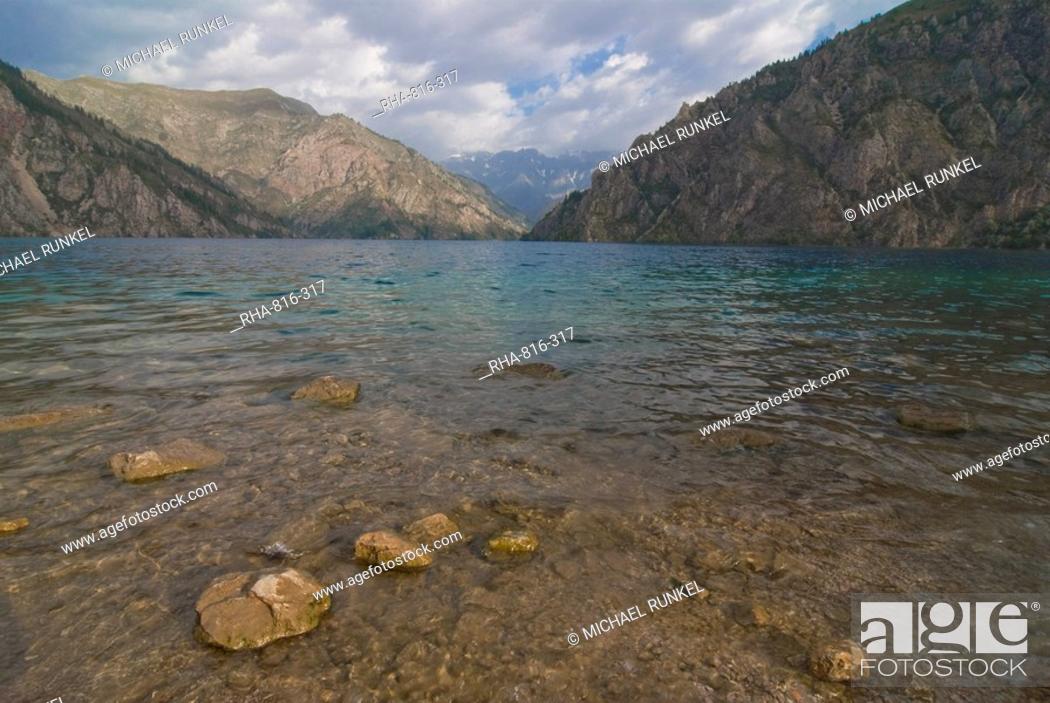 Stock Photo: Sary Chelek UNESCO Biosphere Reserve, Kyrgyzstan, Central Asia.